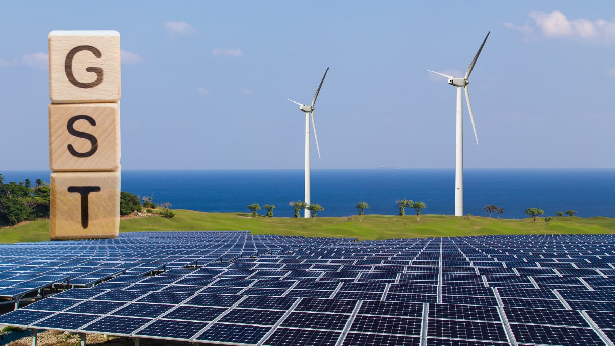 Goods and Services Tax, RE, Renewable energy, tax, manufacturing