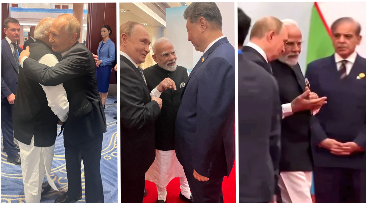Modi, Putin, Xi display camaraderie ahead of SCO plenary session