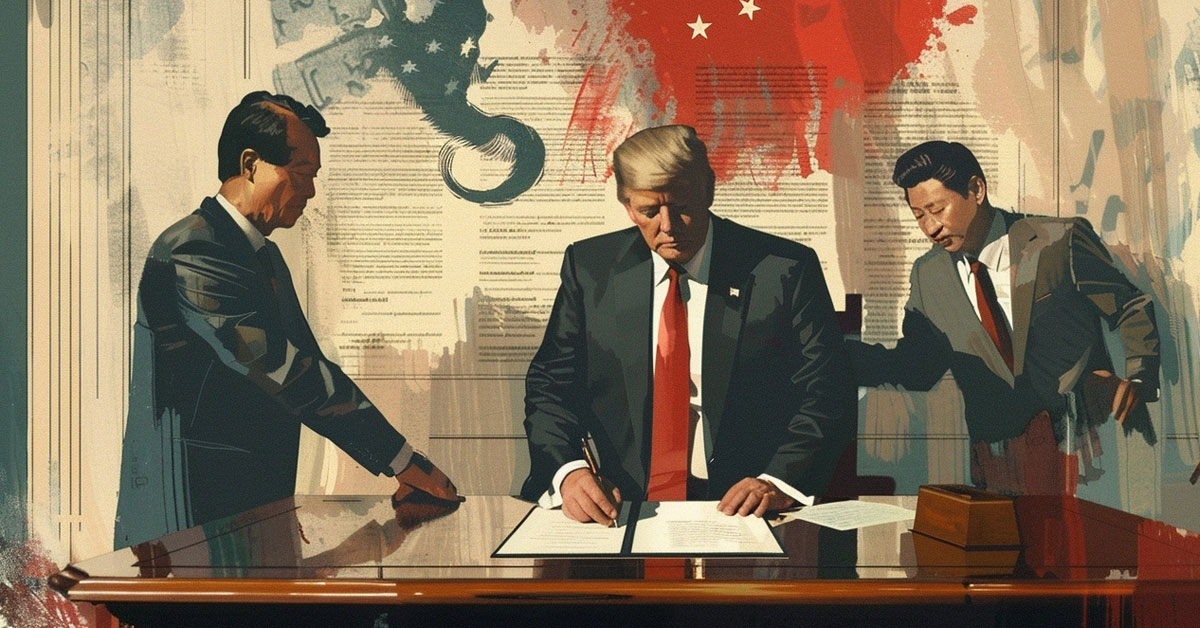 特朗普签署了一项行政命令，迫使北京向Tiktok提供给我们