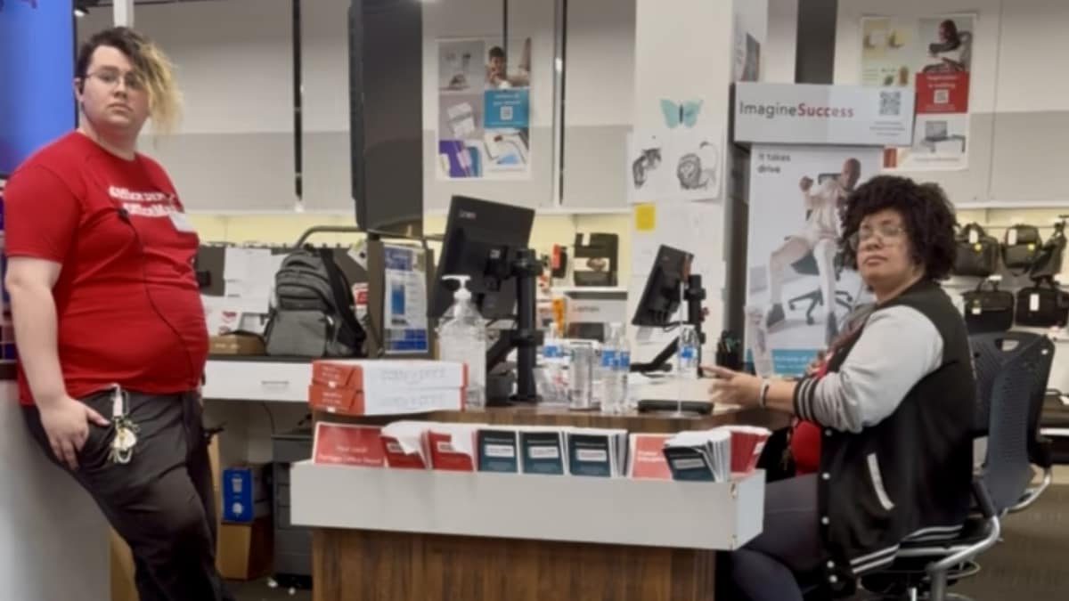 Office Depot has fired its staff after she refused to print posters for Charlie Kirk’s vigil, and apologised for the “regrettable situation” that the customers encountered at their Michigan store.
