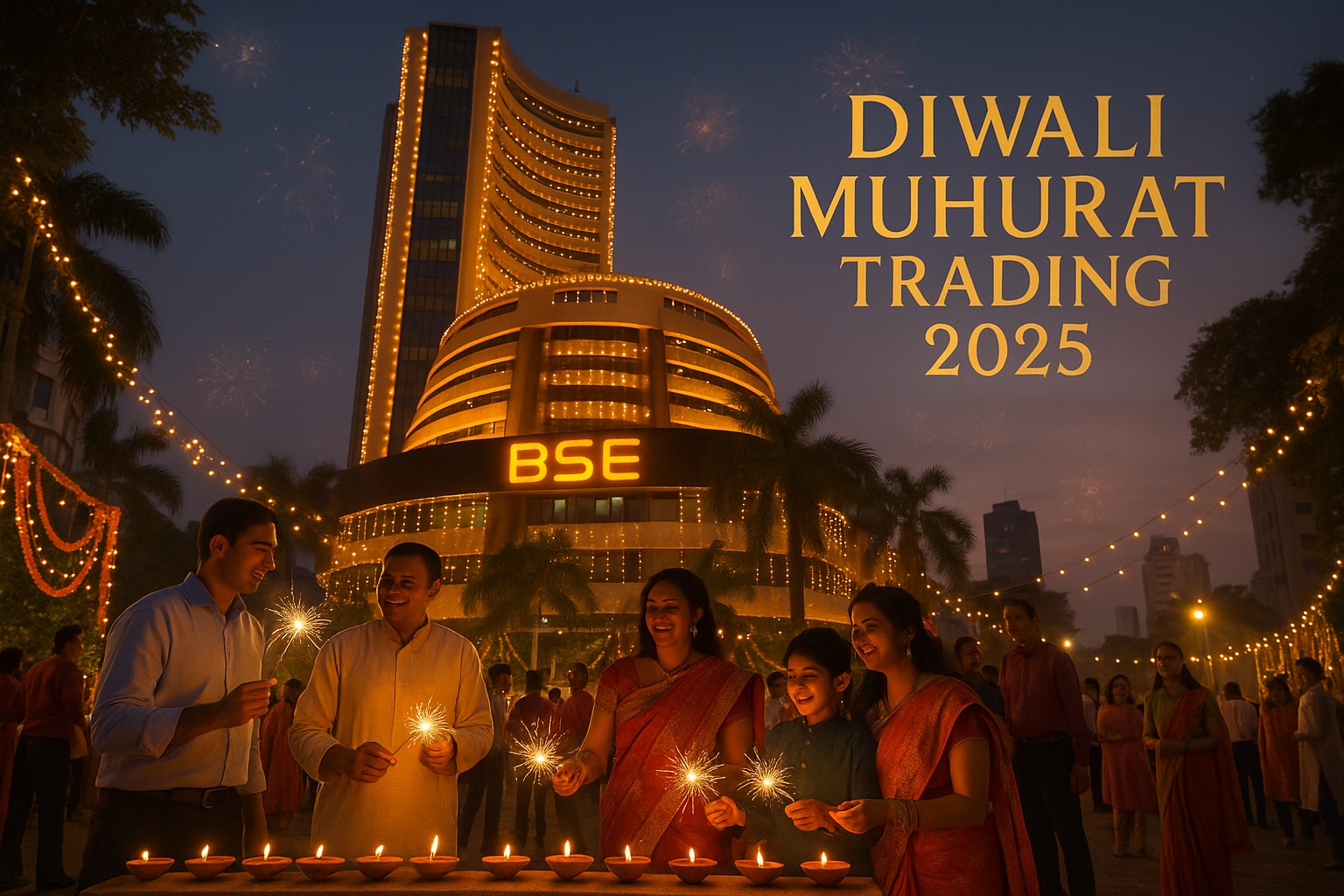 Diwali Muhurat Trading 2025: NSE & BSE date, time, who can trade & stock market holiday in October
