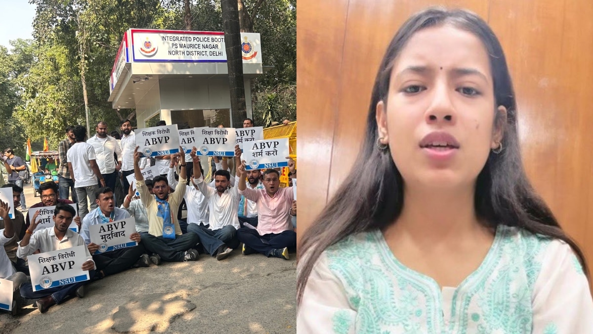 ‘He smirked, I raised my hand,’ ABVP’s Deepika Jha defends slapping Ambedkar College professor