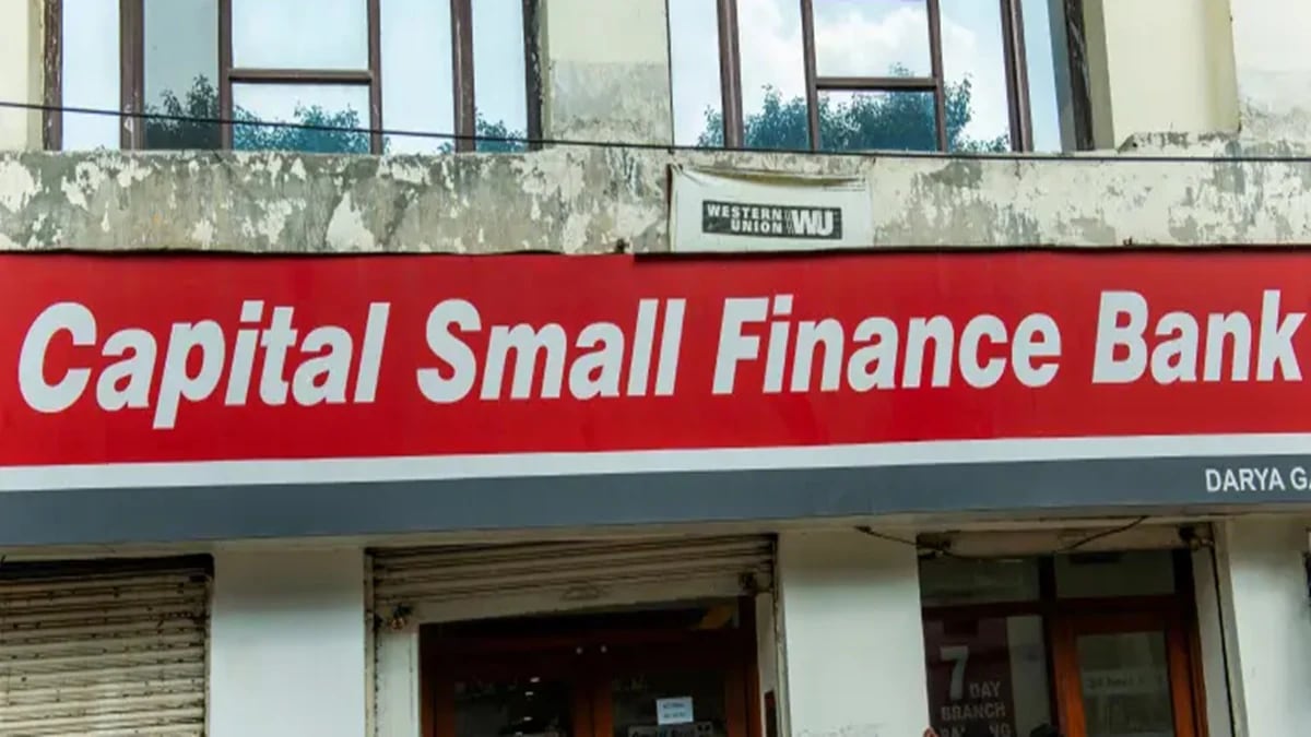 Shares of Capital Small Finance Bank on Wednesday closed 0.4% higher at Rs 286.35 on the NSE.