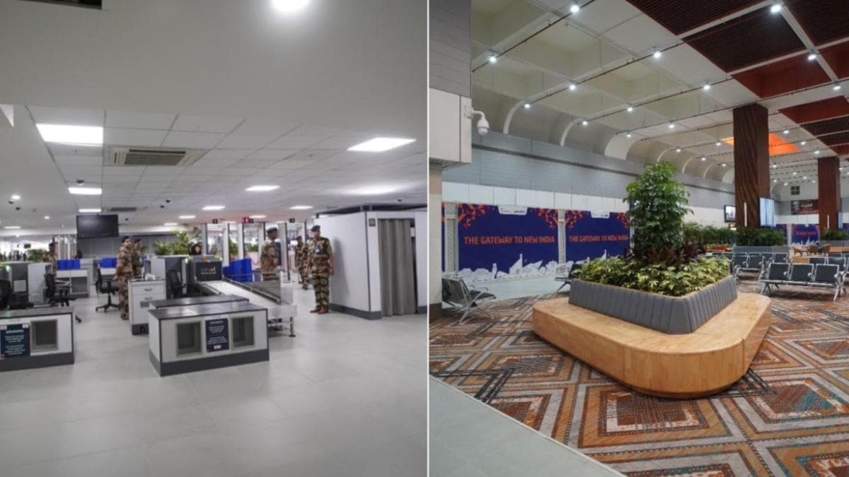 Delhi Airport terminal 2, Delhi Airport terminal 2 opening date, Delhi Airport terminal 2 reopens, Delhi Airport terminal 2 metro station, Delhi Airport terminal 2 upgrade, Delhi Airport terminal 2 reopening, Delhi Airport terminal 2 renovation, Delhi Airport terminal 2 redevelopment, Delhi Airport terminal 2 opens, Delhi Airport terminal 2 opens on October 26, Delhi Airport terminal 2 flight status, Delhi Airport terminal 2 feature, Delhi Airport terminal 2 new feature, Delhi Airport terminal 2 design, DigiYatra, Delhi Airport Terminal 2, passenger boarding bridges, self baggage drop, wait time tracker, delhi airport t2, when is delhi airport terminal 2 reopening, delhi airport terminal 2 opening date, delhi airport terminal 2 feature, delhi airport t2 features, civil aviation minister k rammohan naidu, delhi airport