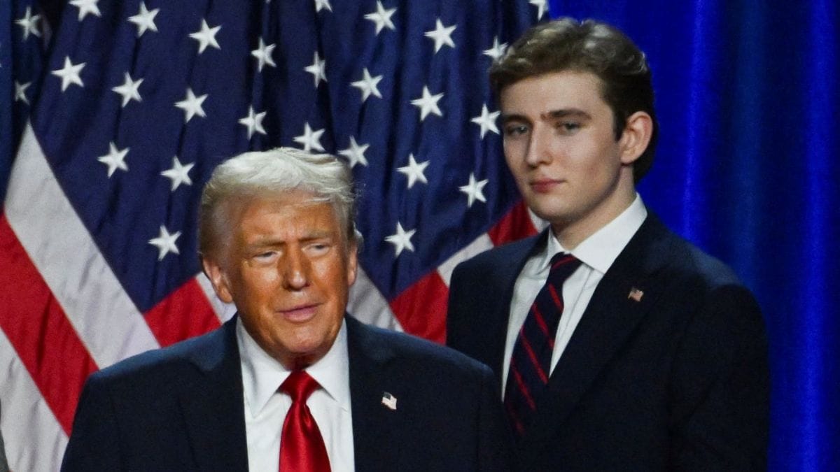 Despite being the youngest of Donald Trump's children, Barron Trump is the tallest Trump family member. (Image source: Reuters)