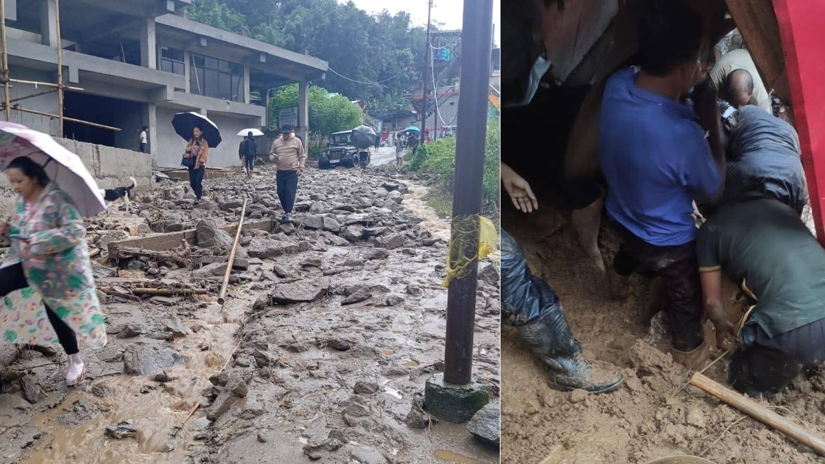 Several feared dead in Darjeeling due to heavy rainfall and landslides; Dhudia bridge collapses