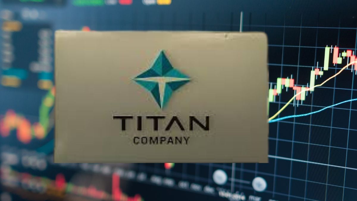 Titan share price today, oct 8