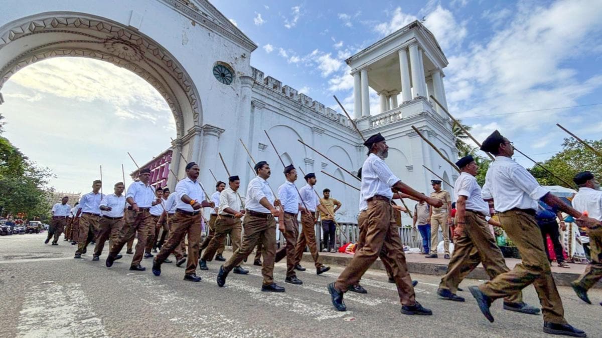 RSS ban Karnataka, Rashtriya Swayamsevak Sangh Karnataka, Priyank Kharge RSS ban, Congress BJP Karnataka row, RSS activities government property, Siddaramaiah RSS action, Karnataka political controversy, RSS government land ban