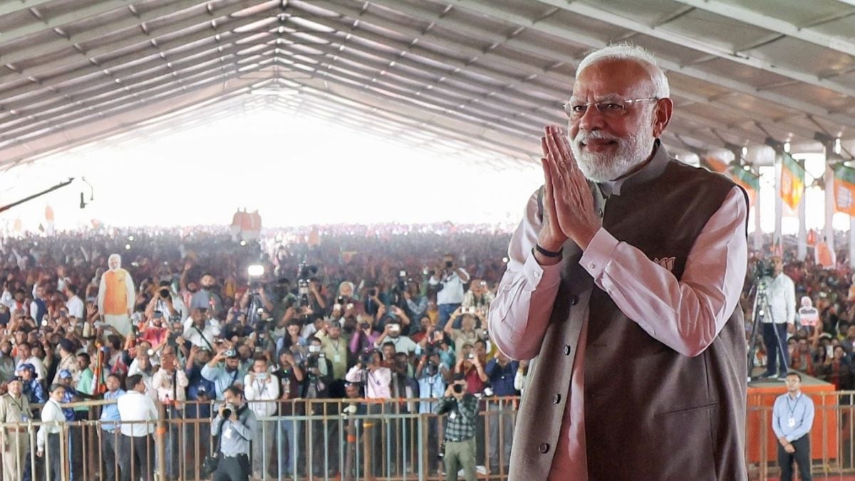 PM Modi celebrates Diwali aboard INS Vikrant with Navy personnel – In Pictures