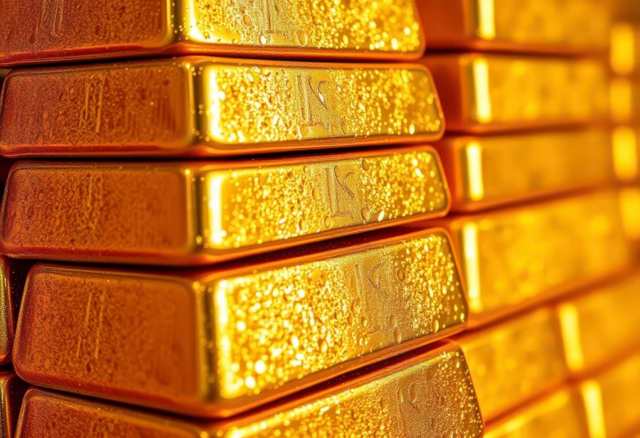 中国10月份通过香港的黄金净进口量较9月份下降约64%