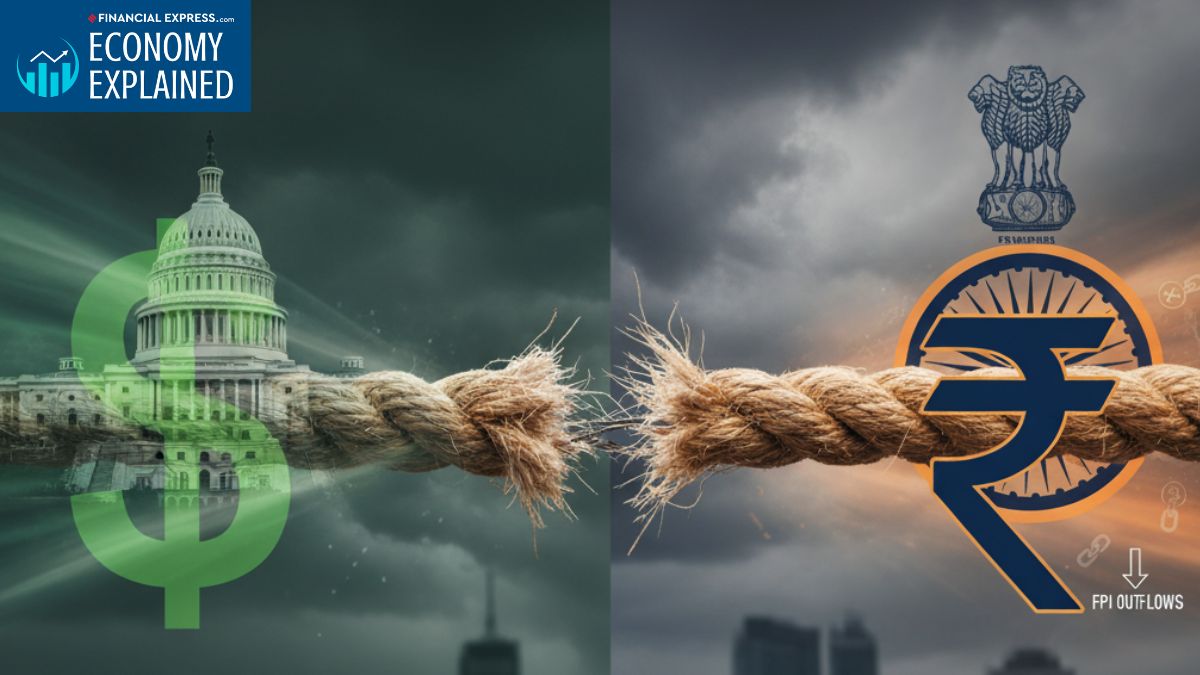 Rupee falls 15 Paise to 88.65 amid high crude prices, FII outflows; US-India trade Deal optimism offers support (Source: Canva)