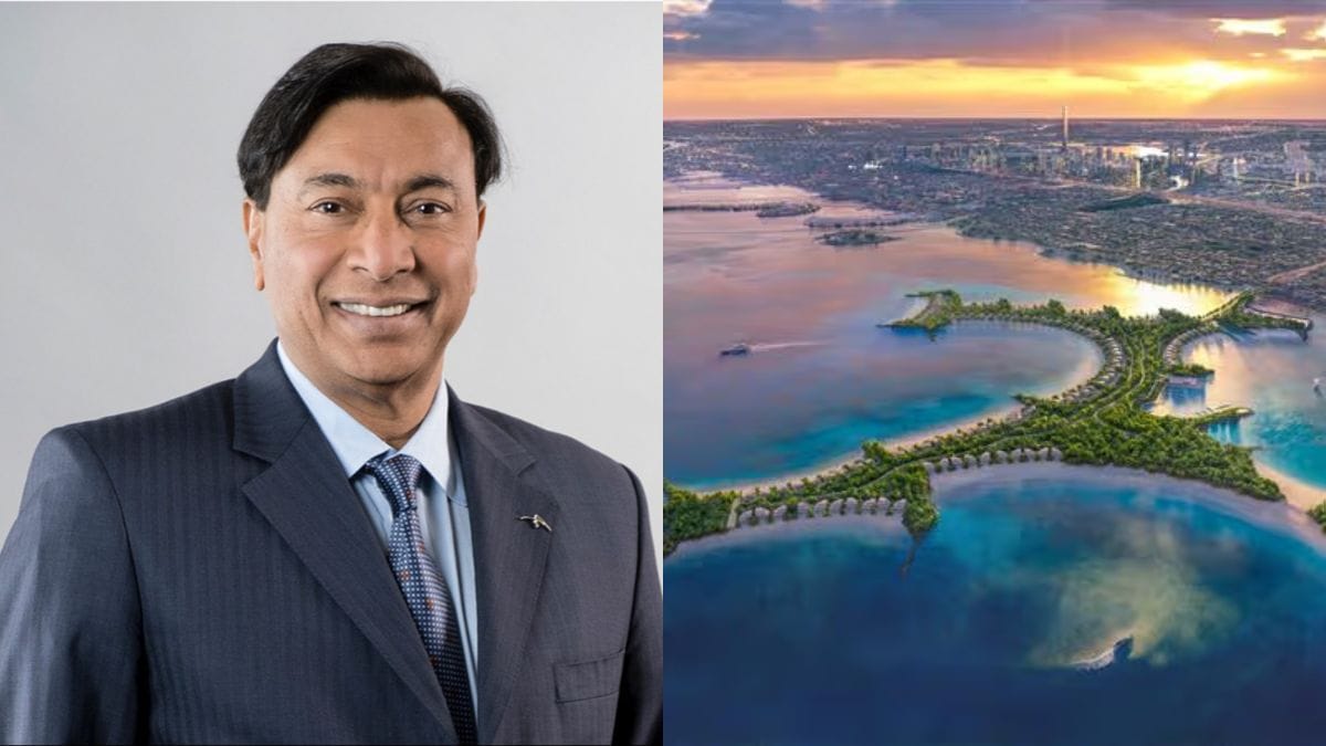 Steel billionaire Lakshmi Mittal is planning to exit the UK for the ultra-luxurious Naia island near Dubai. (Image source: Courtesy of ArcelorMittal, Shamal Holding)