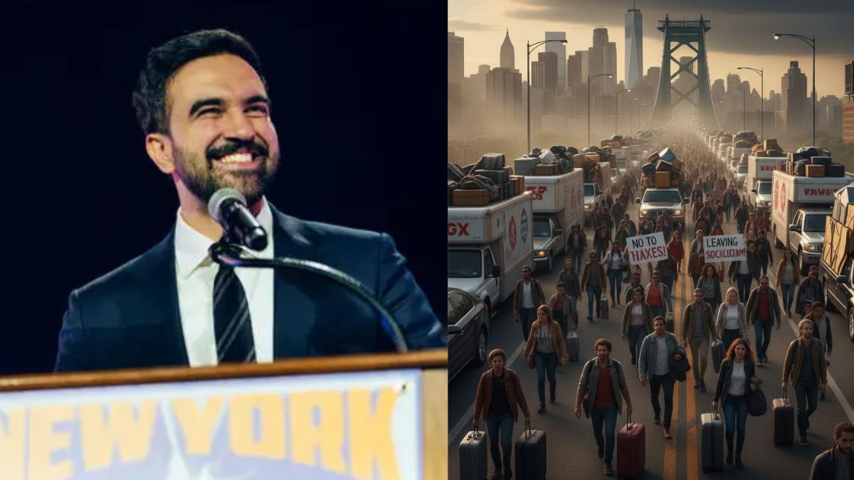 One million New Yorkers preparing to flee NYC as polls predict Zohran Mamdani win