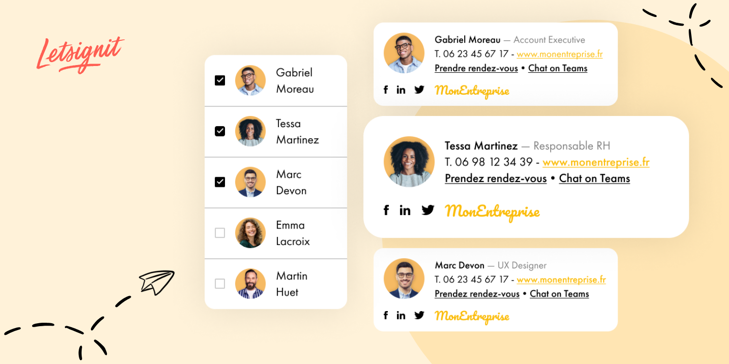 电子邮件签名：如何使其成为群组级别管理的渠道