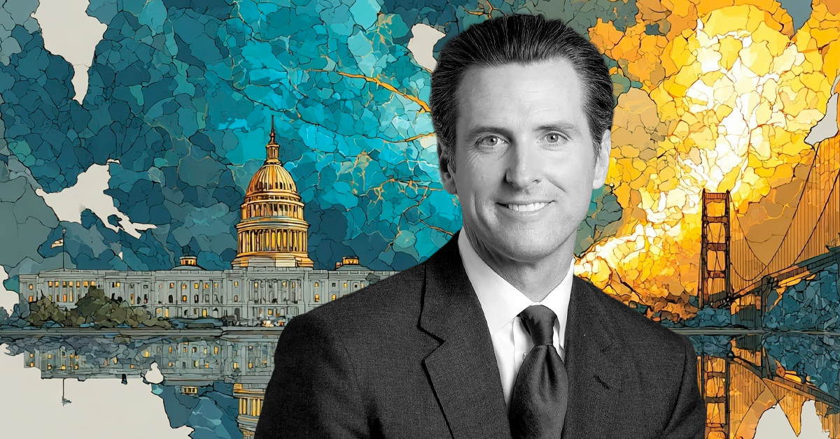 从旧金山到萨克拉门托，加文·纽瑟姆，美国的赌注