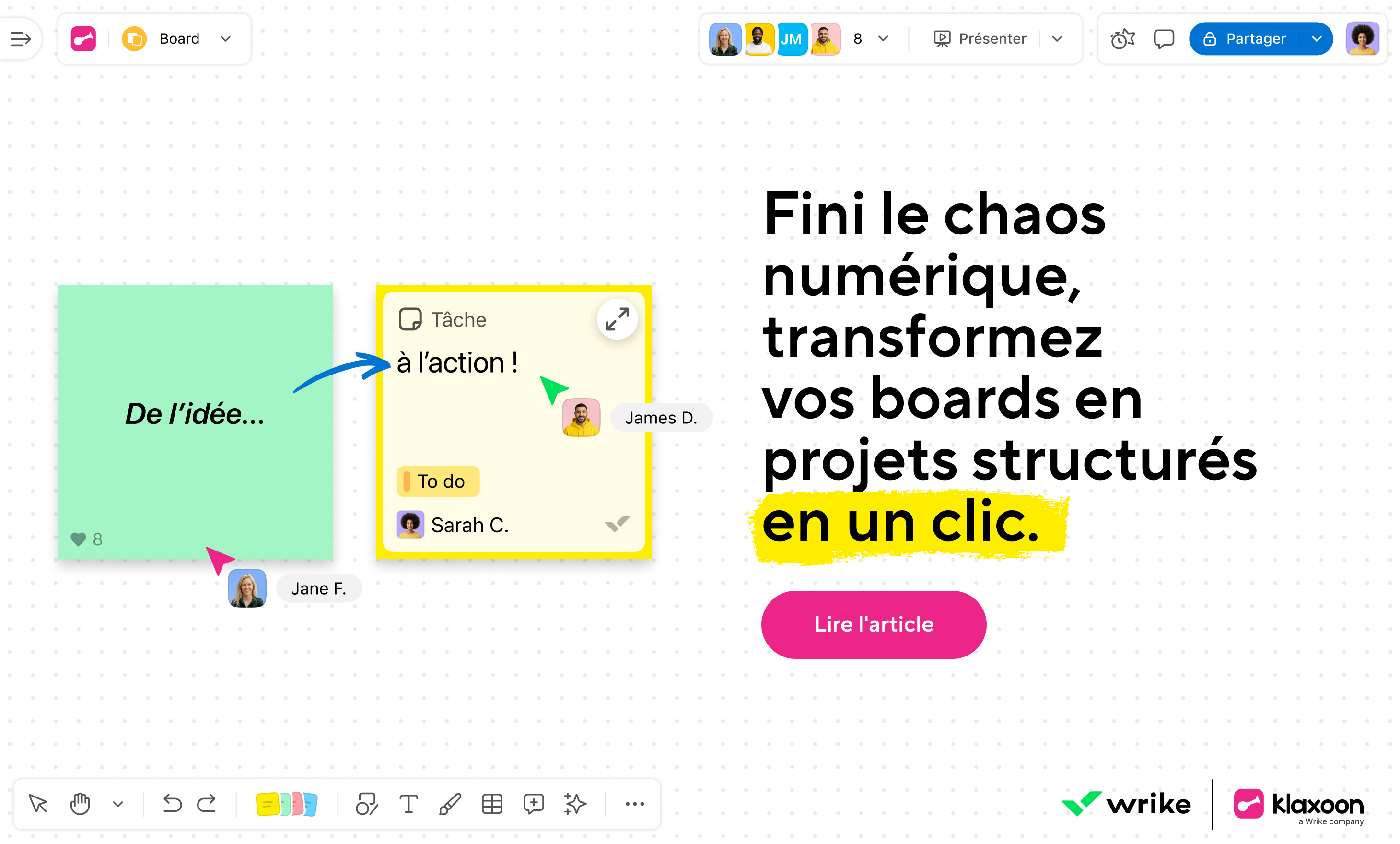 Wrike + Klaxoon：协调人类表现和人工智能力量的平台