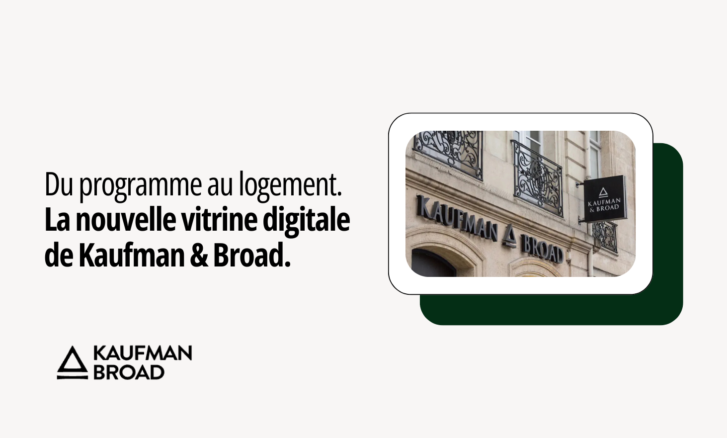 从项目到住房：Kaufman & Broad 的全新数字展示
