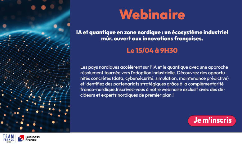 北欧地区的人工智能和量子：成熟的工业生态系统，对法国创新开放