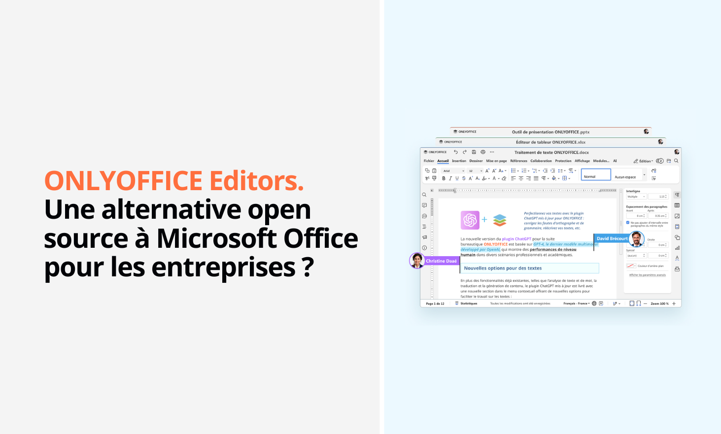 ONLYOFFICE：企业 Microsoft Office 的开源替代品