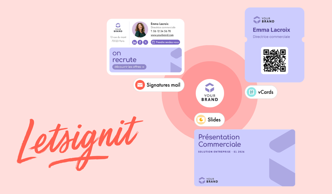 随着 Slides 的推出，Letsignit 扩展了其平台，以便通过员工更好地管理品牌